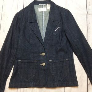Levis Jeans Women's Denim Blazer Size M Medium